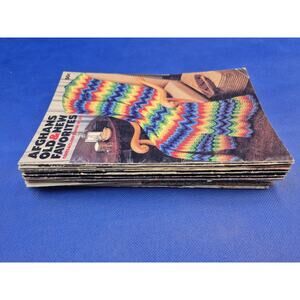 Vintage 1970s Coats & Clark Crochet Booklets Lot of 20 Lots of Groovy Designs!